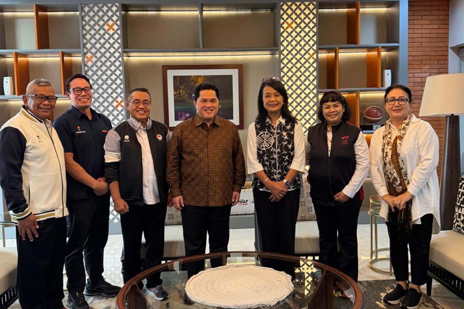 Ketua Umum PB Pergatsi Audiensi dengan Menpora Erick Thohir