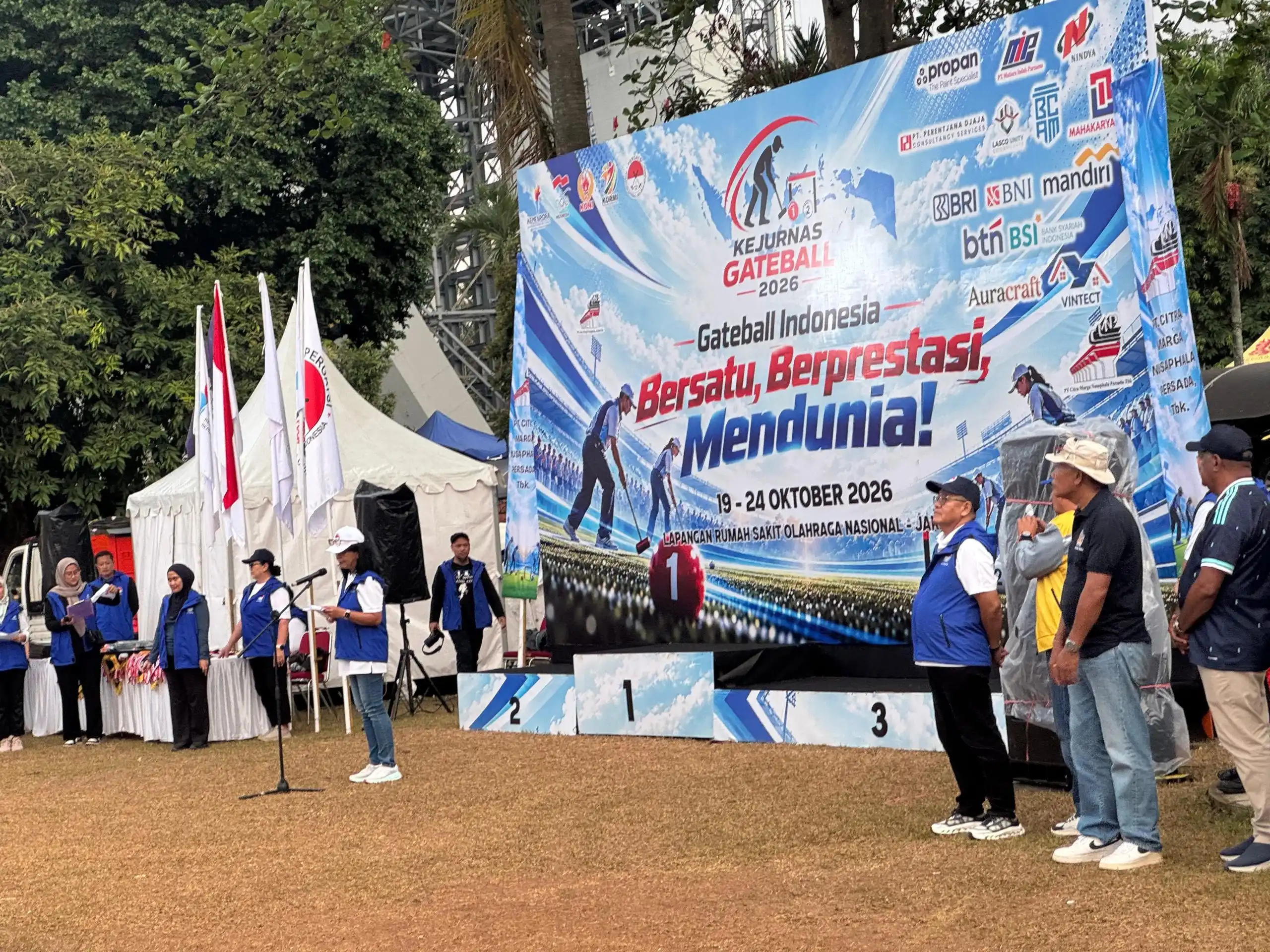 Kejurnas Gateball 2026 Tuntas Digelar di Cibubur, Sulawesi Tengah Raih Juara Umum